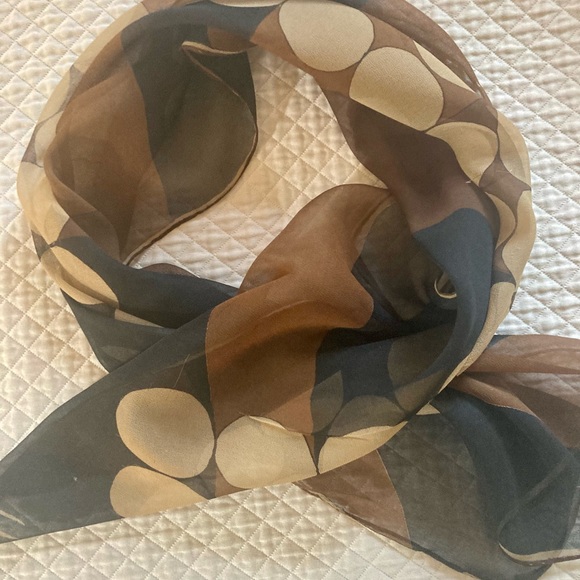 VERA vintage chiffon scarf - Picture 4 of 6